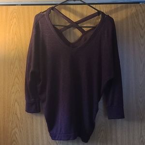 Maroon Women's long tee